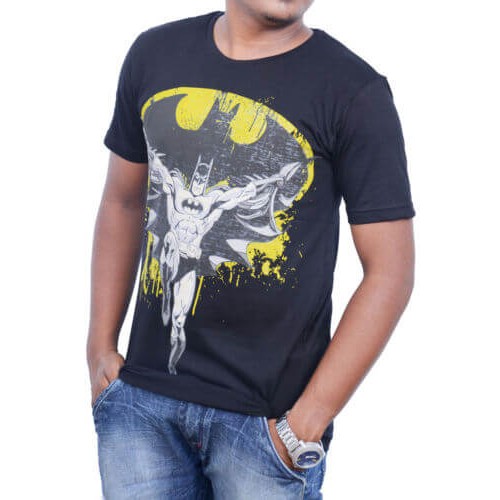 Burn Out-Batman Printed T-Shirt