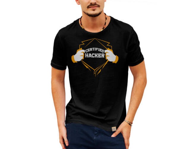 CERTIFIED HACKER Swag tech T-shirts